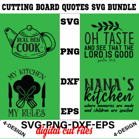 Cutting Board Quotes SVG Vol-04 cover image.