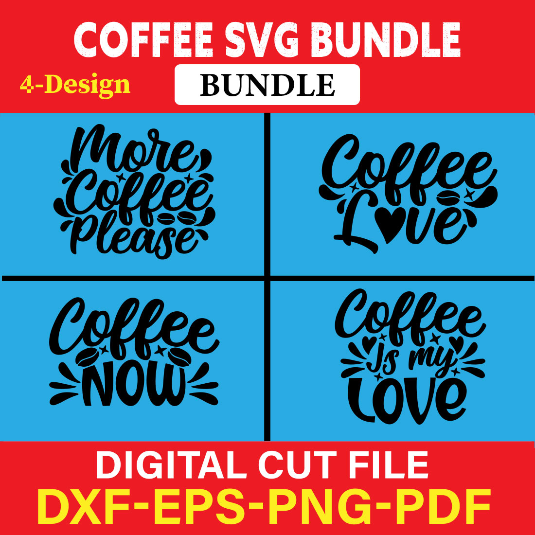 Coffee T-shirt Design Bundle Vol-7 cover image.