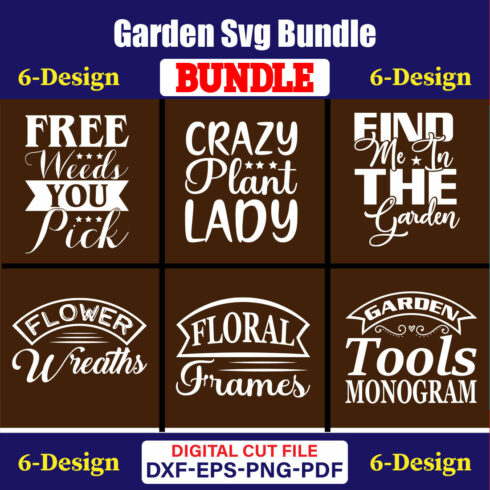 Garden T-shirt Design Bundle Vol-02 cover image.