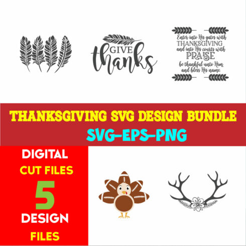 Thanksgiving T-shirt Design Bundle Volume -02 cover image.