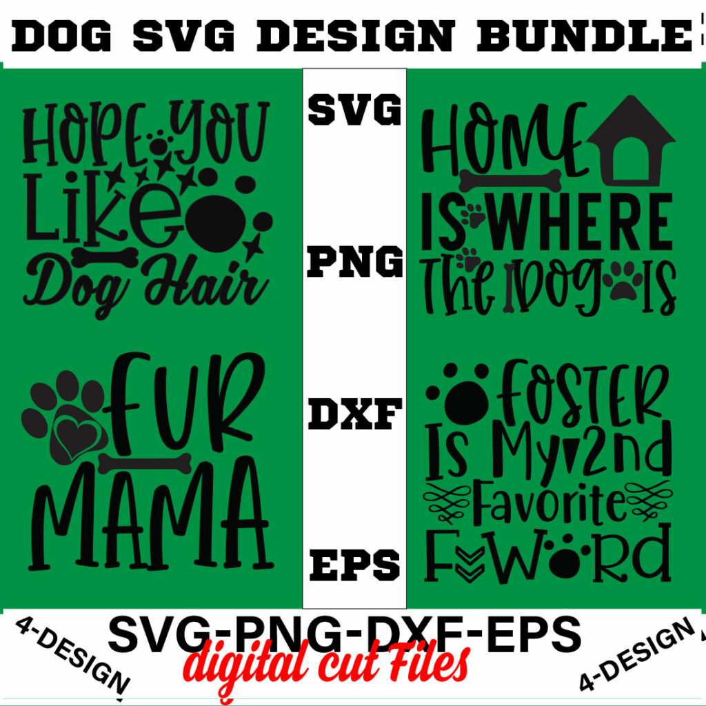 Dog Bundle SVG, Dog Mom Svg, Dog Lover Svg, Cricut Svg, Dog Quote
