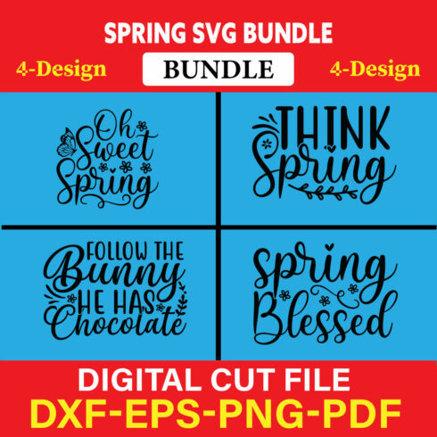 Spring T-shirt Design Bundle Vol-8 cover image.