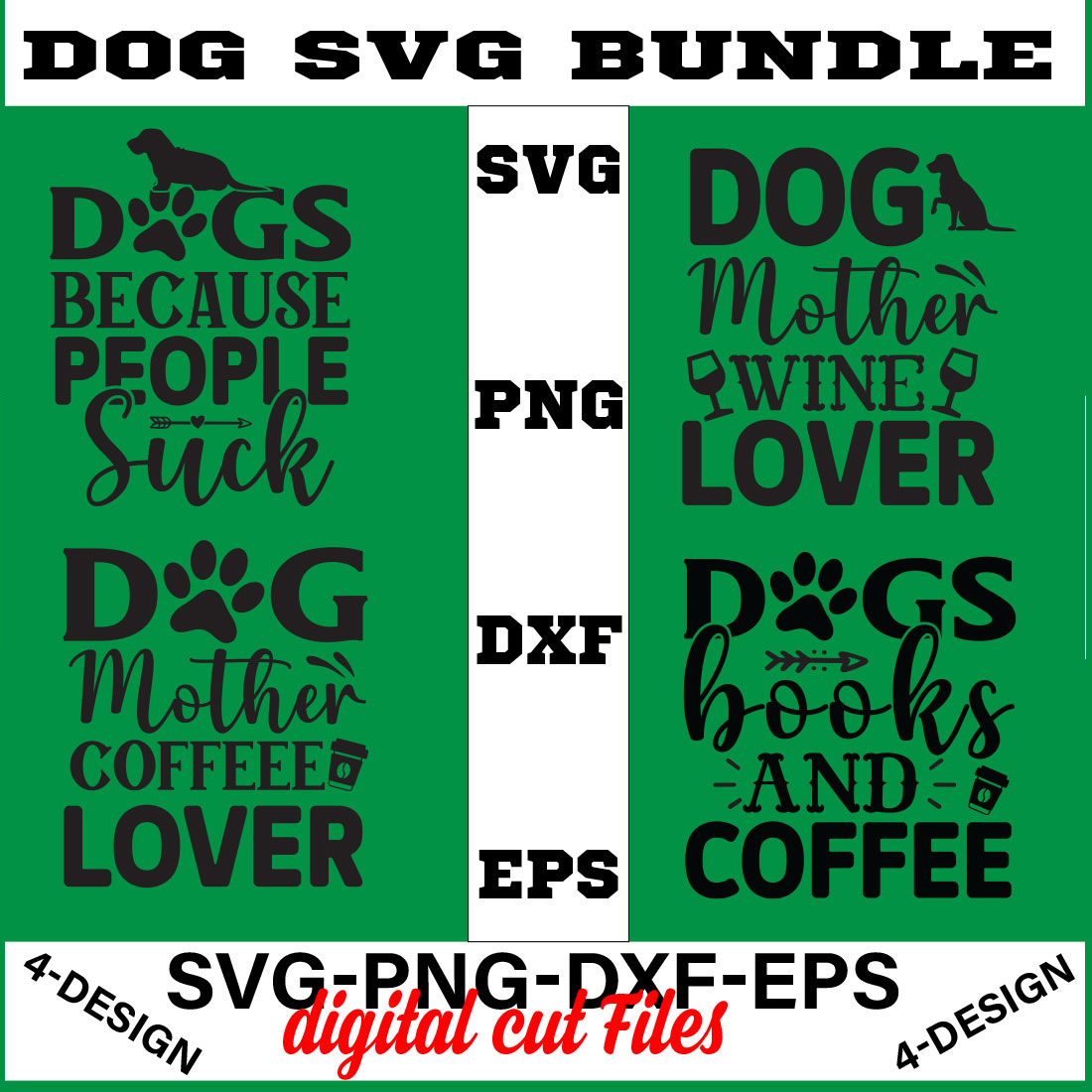 Dog Bundle SVG, Dog Mom Svg, Dog Lover Svg, Cricut Svg, Dog Quote, Funny Svg, Pet Mom Svg, Cut Files Volume-10 cover image.