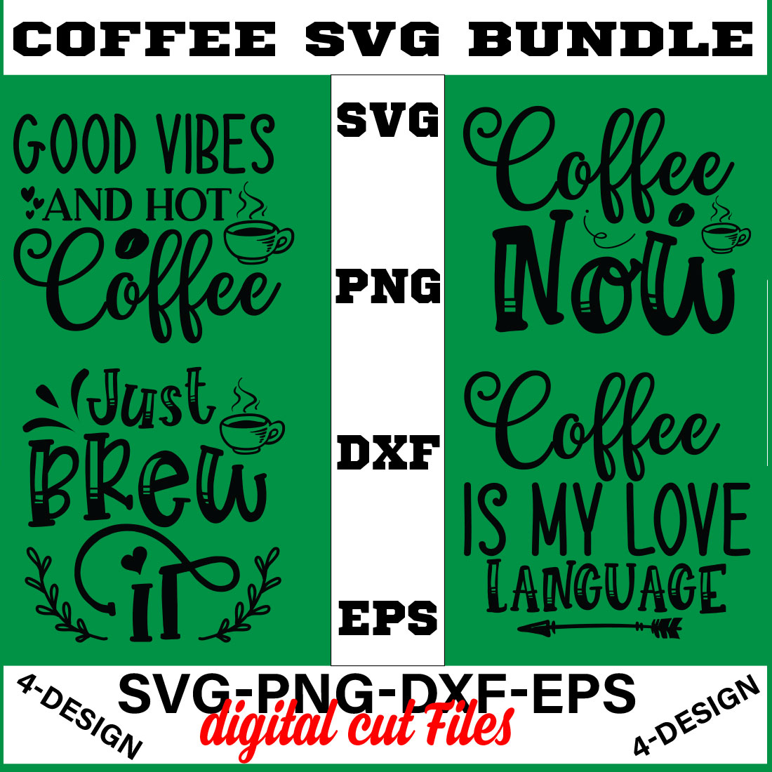Coffee SVG Bundle, Funny Coffee SVG, Coffee Quote Svg, Caffeine Queen, Coffee Lovers, Coffee Obsessed Volume-13 cover image.