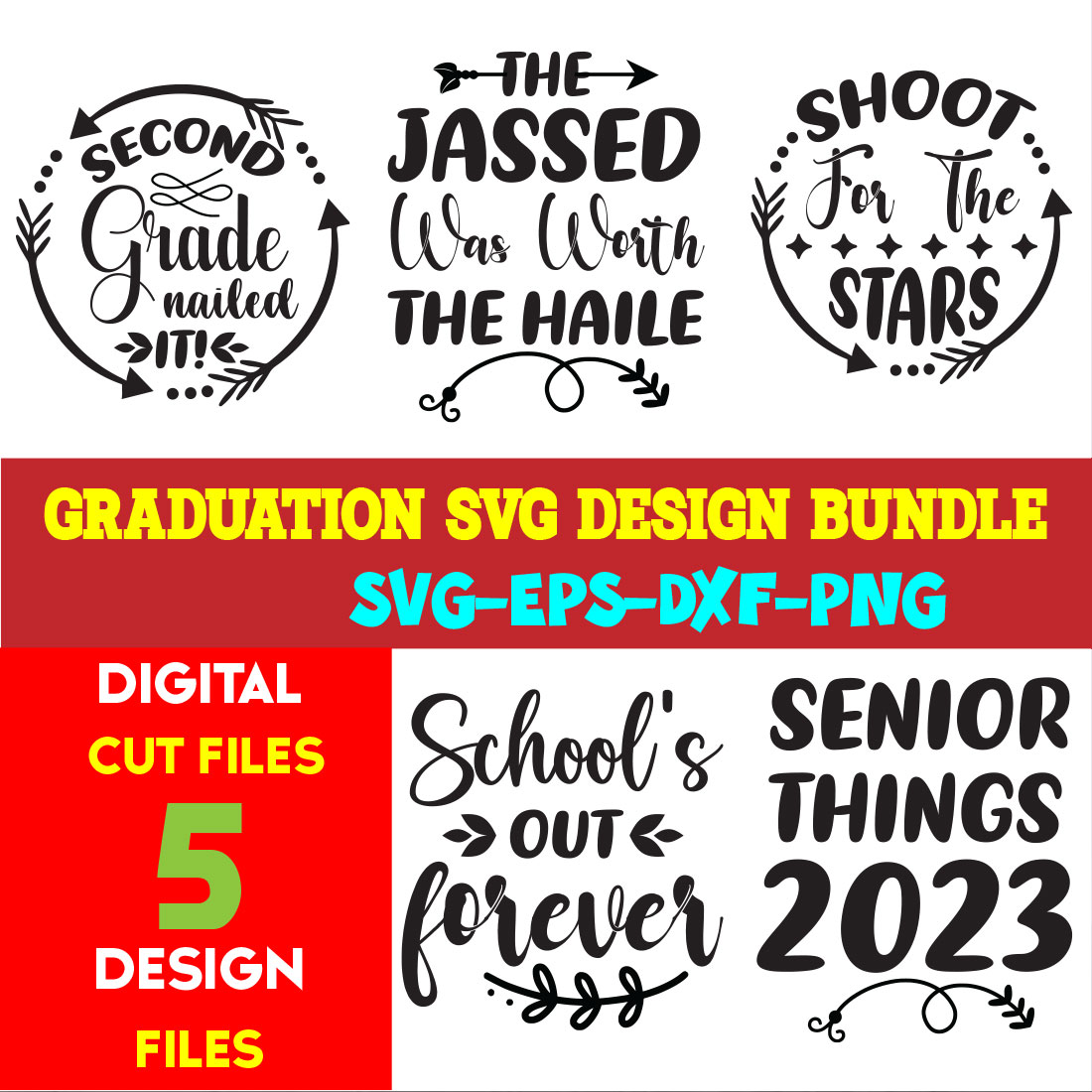 Graduation T-shirt Design Bundle Volume-12 cover image.