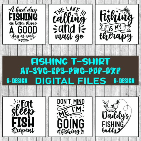 Fishing T-shirt Design Bundle Vol-2 cover image.