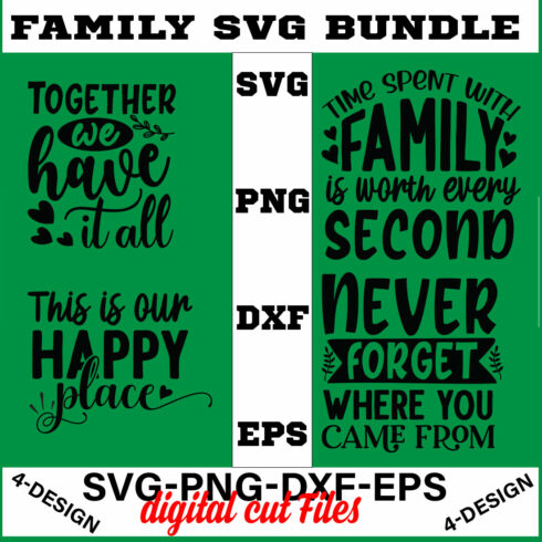 Family Quotes svg, Family svg Bundle, Family Sayings svg, Family Bundle svg Volume-14 cover image.
