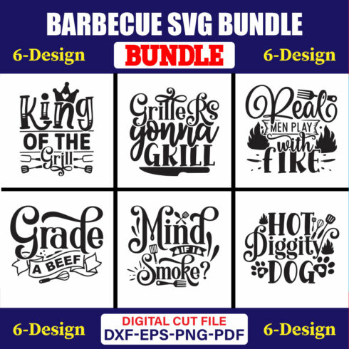 Barbecue SVG T-shirt Design Bundle Vol-02 cover image.