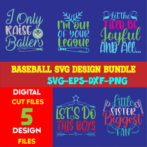 Baseball T-shirt Design Bundle Volume-04 cover image.