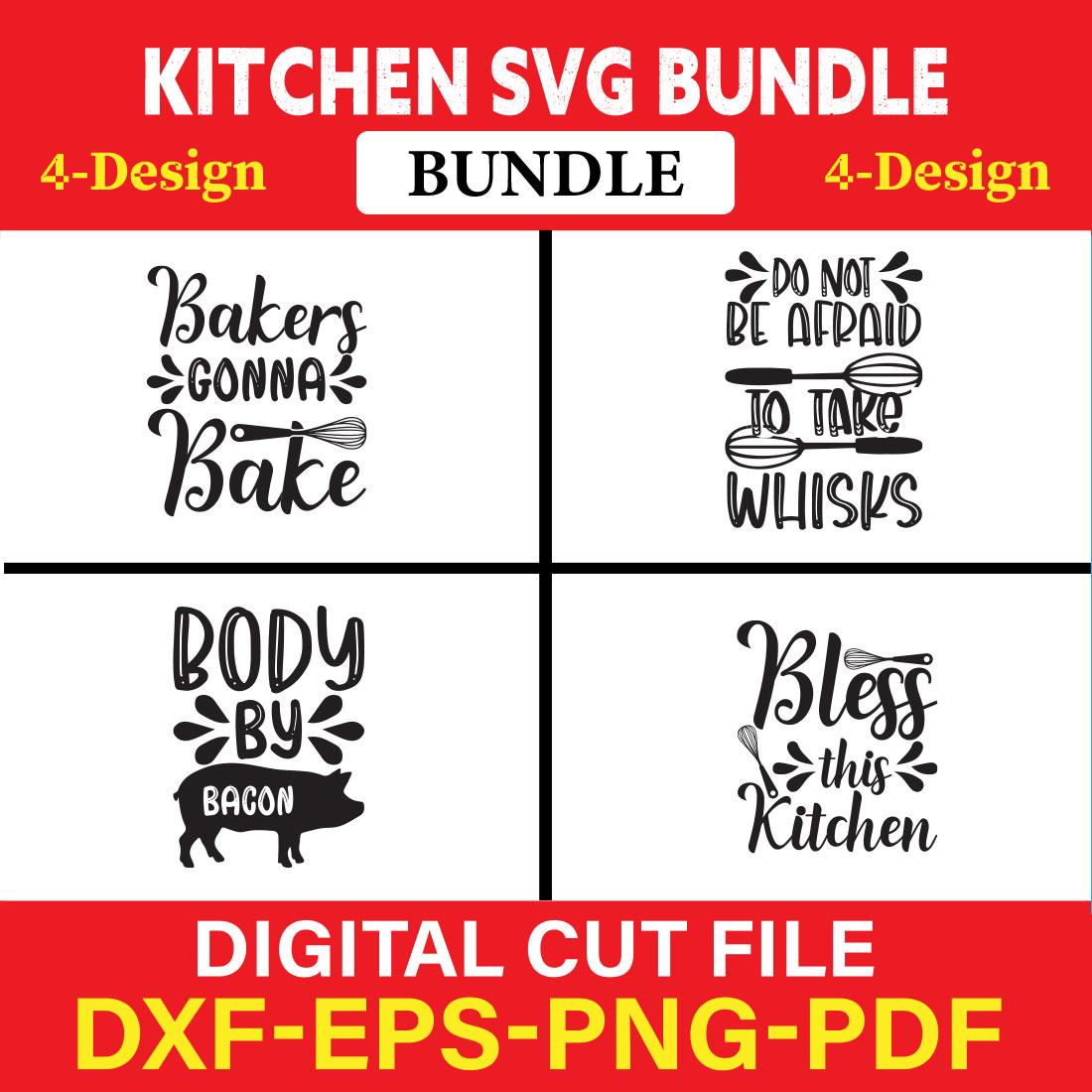 Kitchen T-shirt Design Bundle Vol-21 cover image.