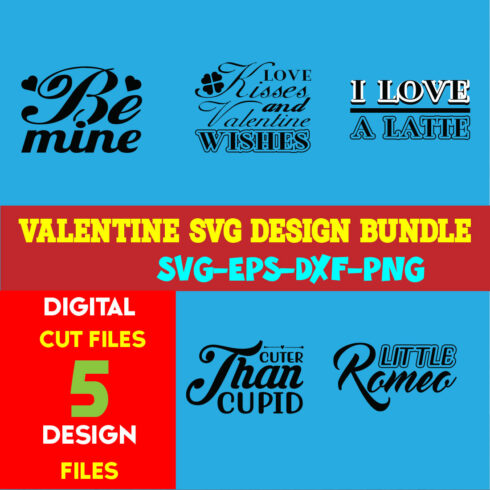 Valentine T-shirt Design Bundle Volume-03 cover image.