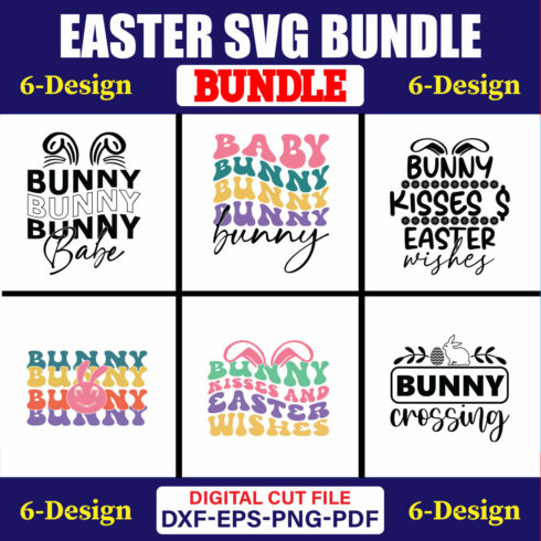 Easter SVG T-shirt Design Bundle Vol-28 cover image.