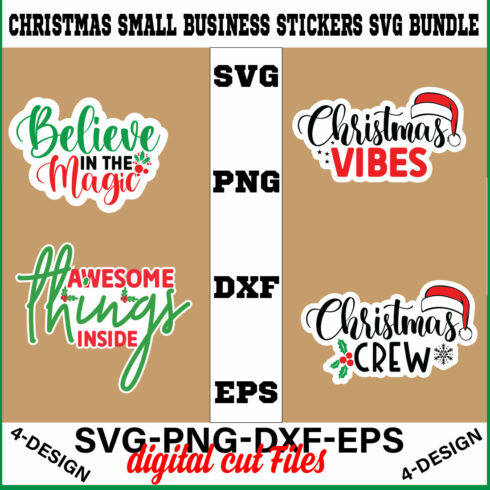 Christmas SVG Bundle Funny Christmas SVG Cut File Cricut Clip art Commercial Use Holiday SVG Christmas Sayings Quotes Winter Volume-11 cover image.