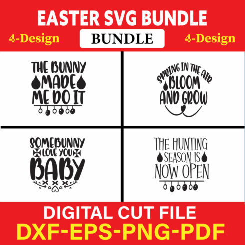 Easter T-shirt Design Bundle Vol-26 cover image.