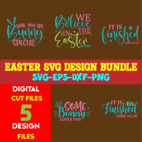 Easter T-shirt Design Bundle Volume-06 cover image.