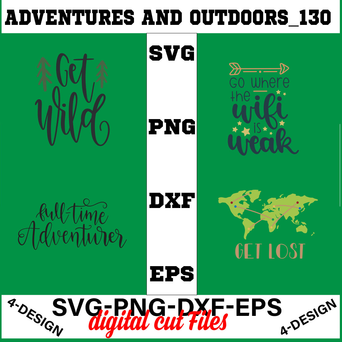 Adventures And Outdoors T-shirt Design Bundle Volume-11 cover image.