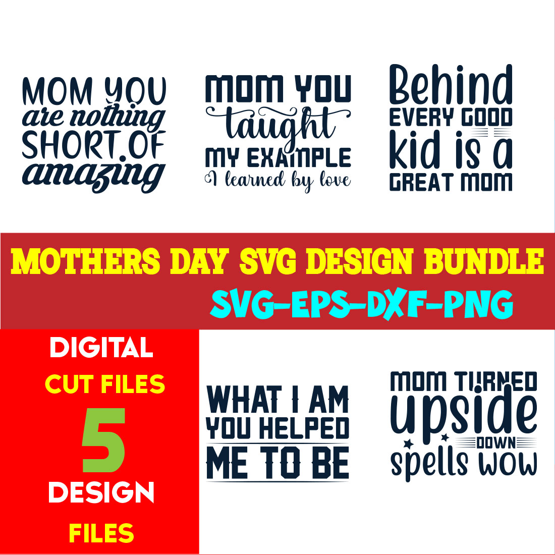 Mothers Day T-shirt Design Bundle Volume-09 cover image.