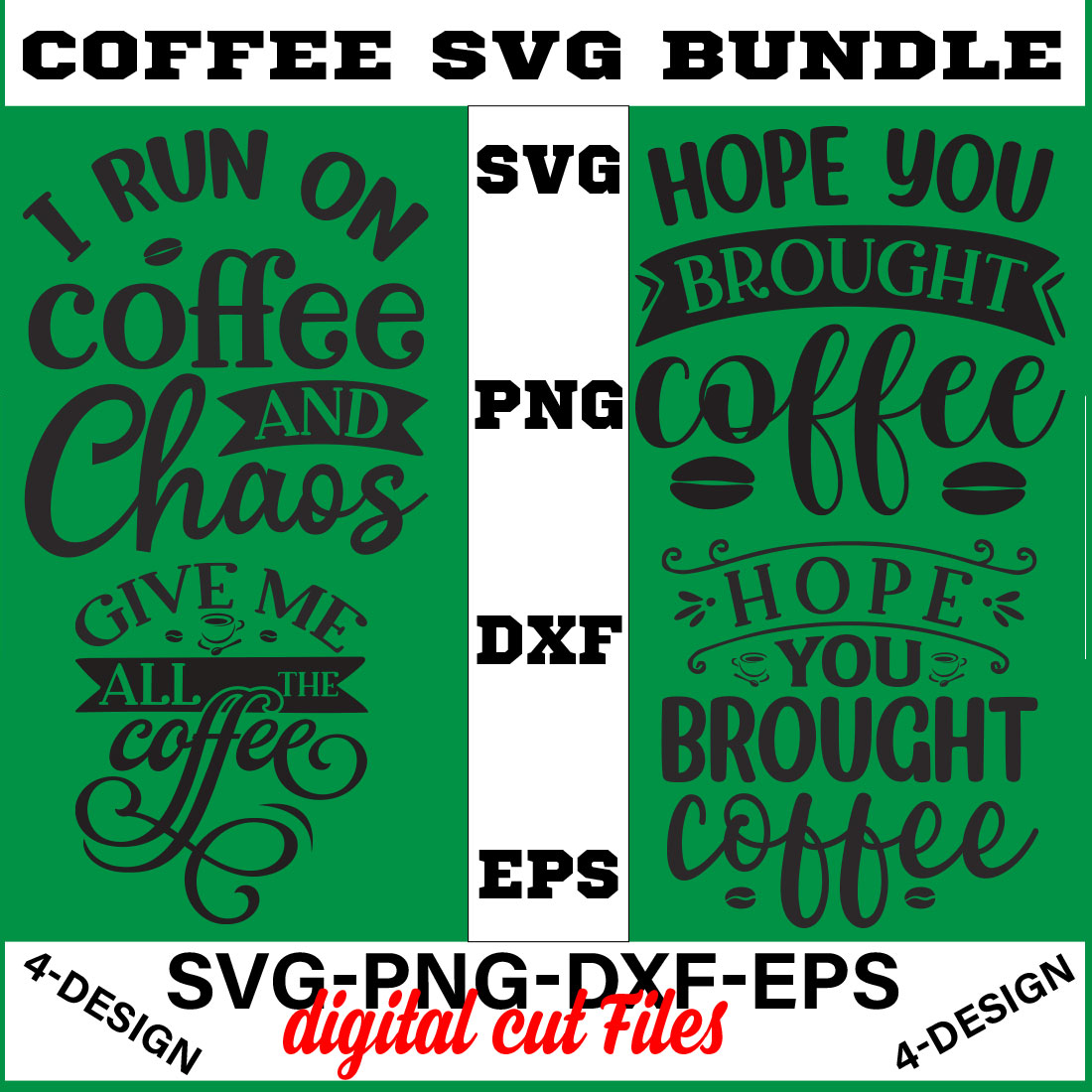 Coffee SVG Bundle, Funny Coffee SVG, Coffee Quote Svg, Caffeine Queen, Coffee Lovers, Coffee Obsessed Volume-02 cover image.