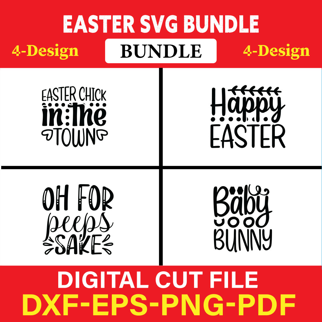 Easter T-shirt Design Bundle Vol-15 cover image.