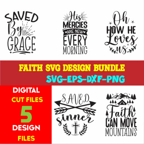 Faith T-shirt Design Bundle Volume-04 cover image.