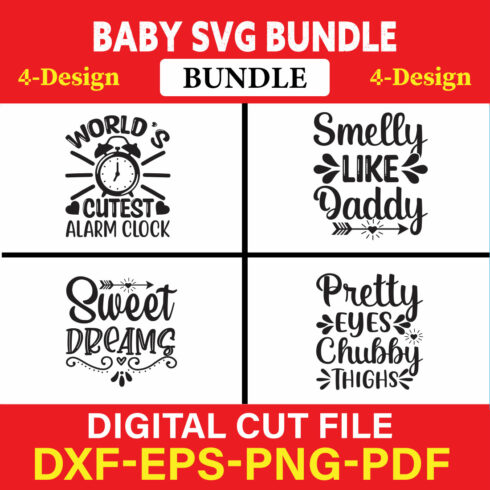 Baby T-shirt Design Bundle Vol-20 cover image.