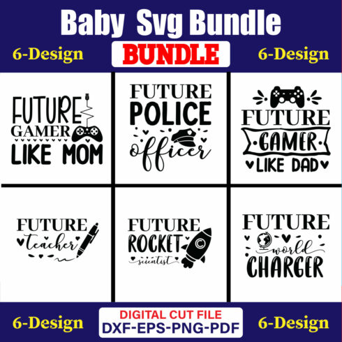 Baby T-shirt Design Bundle Vol-25 cover image.
