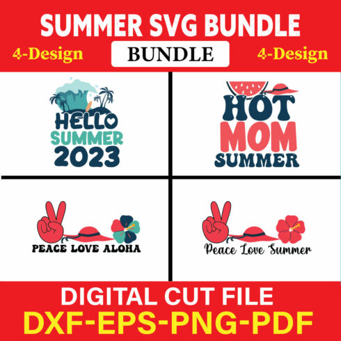 Summer T-shirt Design Bundle Vol-7 cover image.