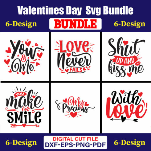 Valentines Day T-shirt Design Bundle Vol-46 cover image.