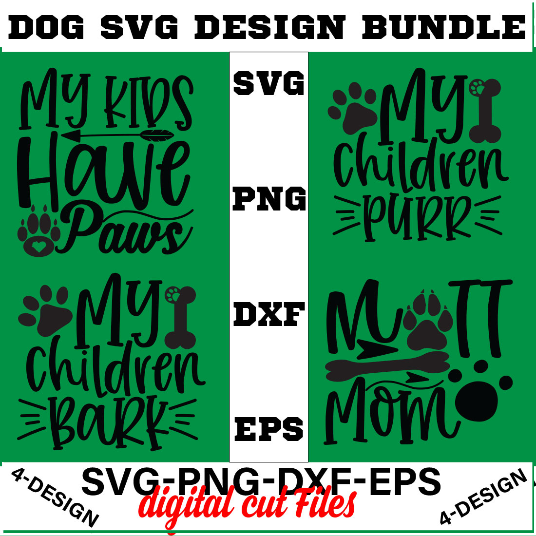 Dog Bundle SVG, Dog Mom Svg, Dog Lover Svg, Cricut Svg, Dog Quote, Funny Svg, Pet Mom Svg, Cut Files Volume-28 cover image.