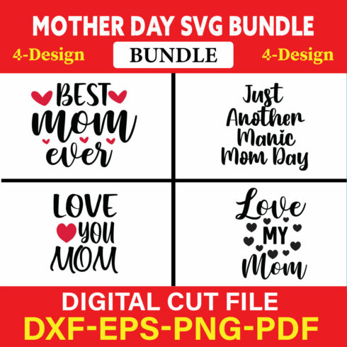 Mothers Day T-shirt Design Bundle Vol-33 cover image.