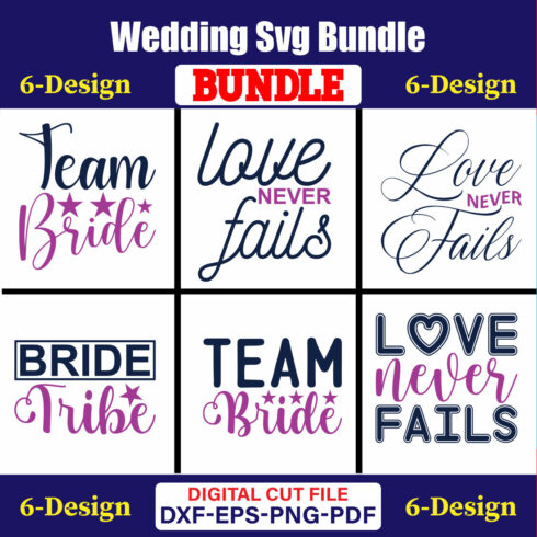 Wedding T-shirt Design Bundle volume -04 cover image.