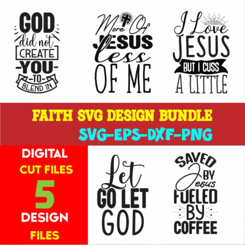 Faith T-shirt Design Bundle Volume-05 cover image.