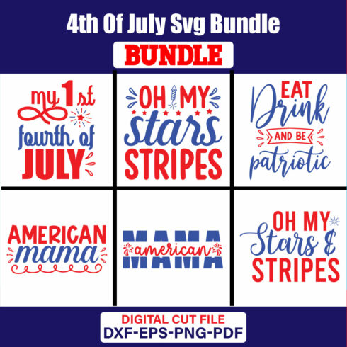 4th Of July T-shirt Design Bundle Vol-21 cover image.
