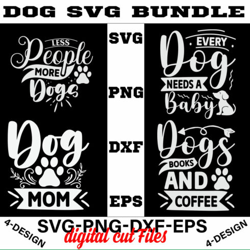 Dog SVG T-shirt Bundle Vol-01 cover image.