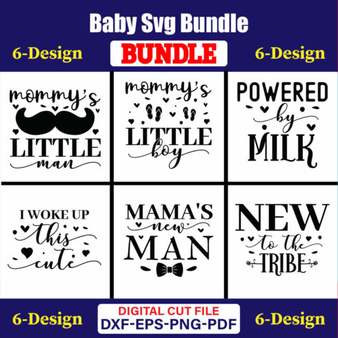 Baby T-shirt Design Bundle Vol-26 cover image.