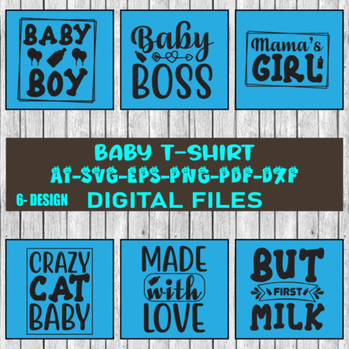 Baby T-shirt Design Bundle Vol-08 cover image.