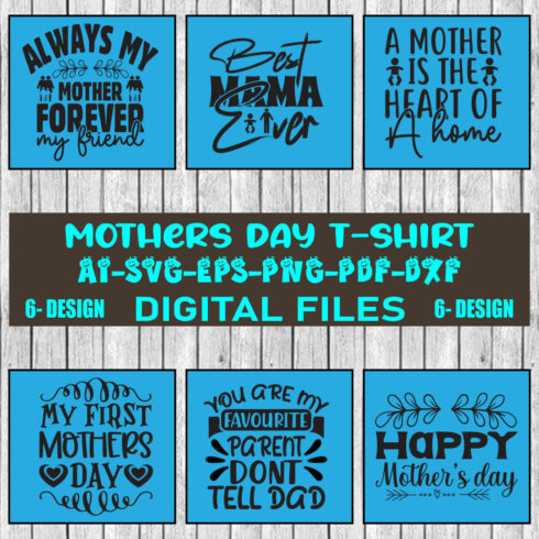 Mothers Day T-shirt Design Bundle Vol-04 cover image.