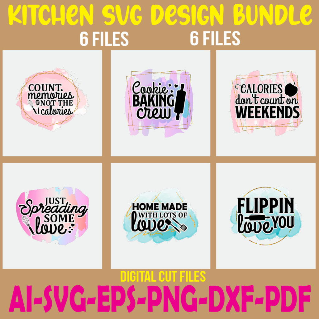 Kitchen SVG Design Bundle - MasterBundles