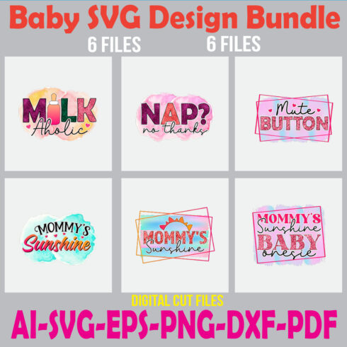 Baby SVG Design Bundle cover image.