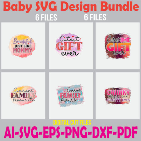 Baby SVG Design Bundle cover image.