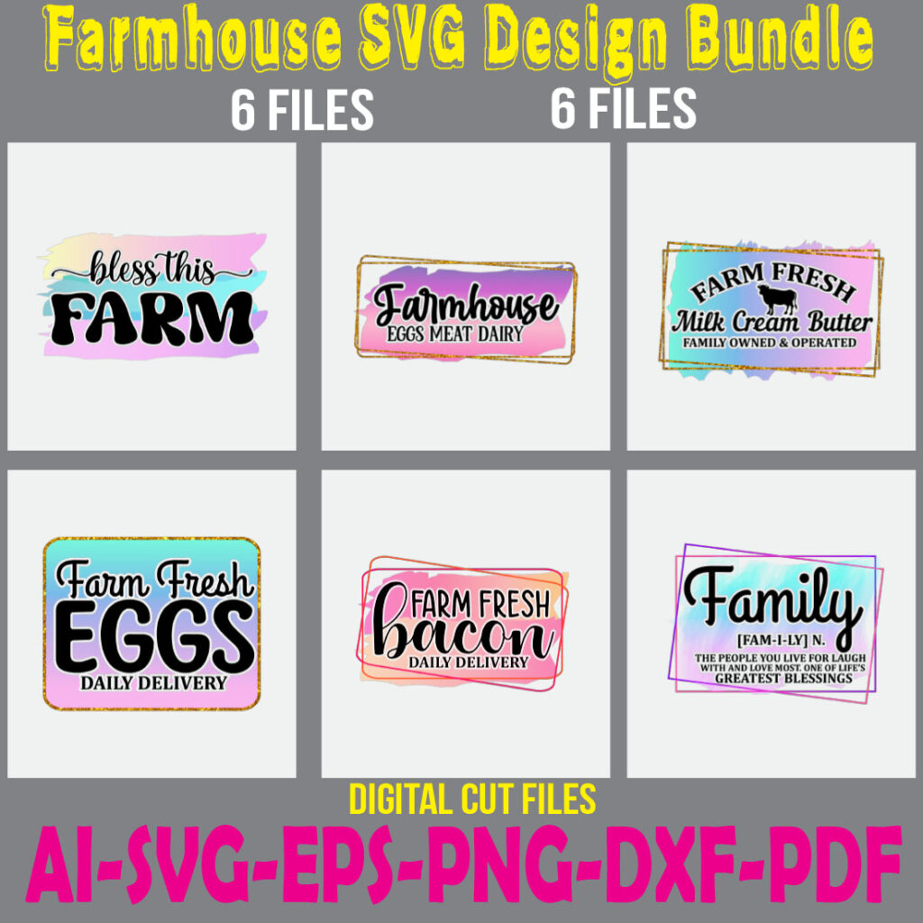 Farmhouse SVG Design Bundle - MasterBundles