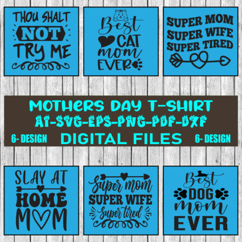 Mothers Day T-shirt Design Bundle Vol-02 cover image.