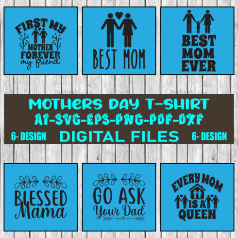 Mothers Day T-shirt Design Bundle Vol-05 cover image.