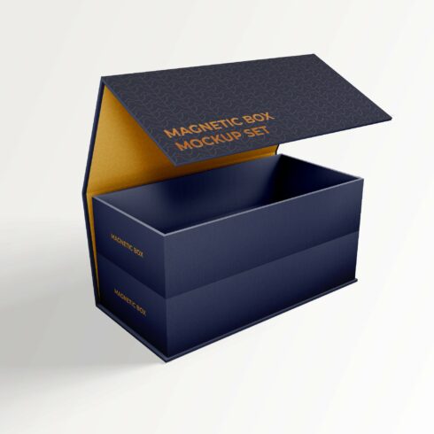 Foldable Magnetic Box Mockup Set cover image.