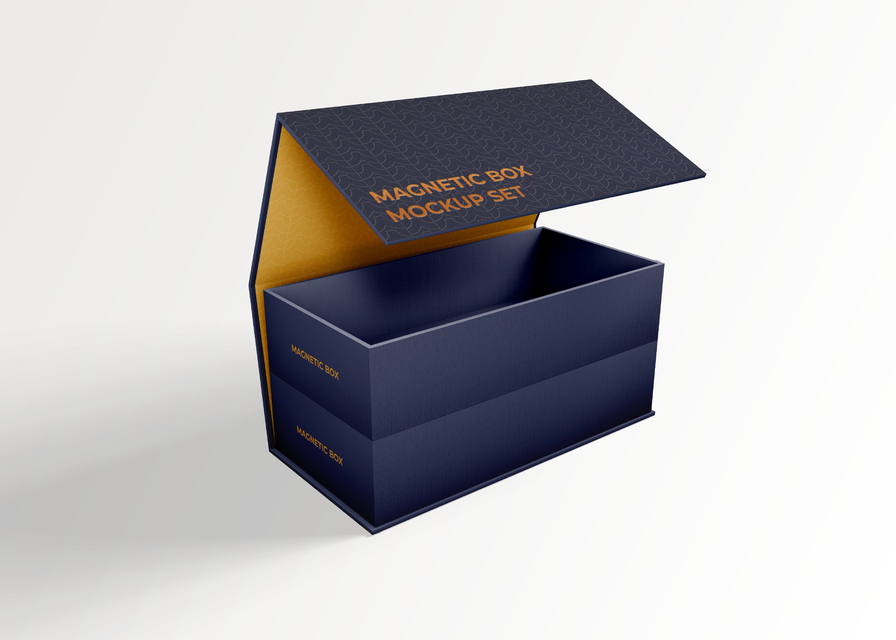 Foldable Magnetic Box Mockup Set cover image.