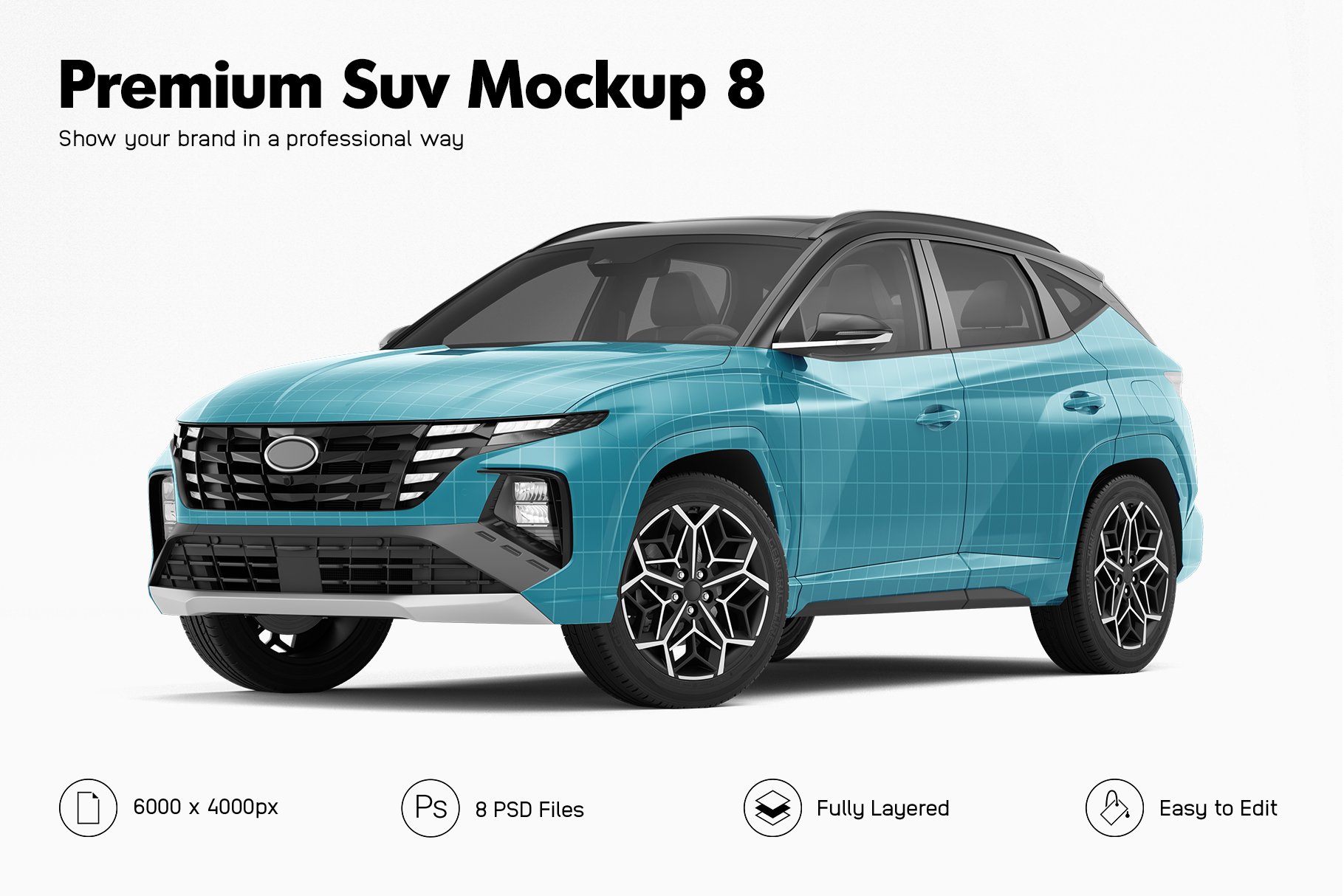 Premium Suv Mockup 8 cover image.