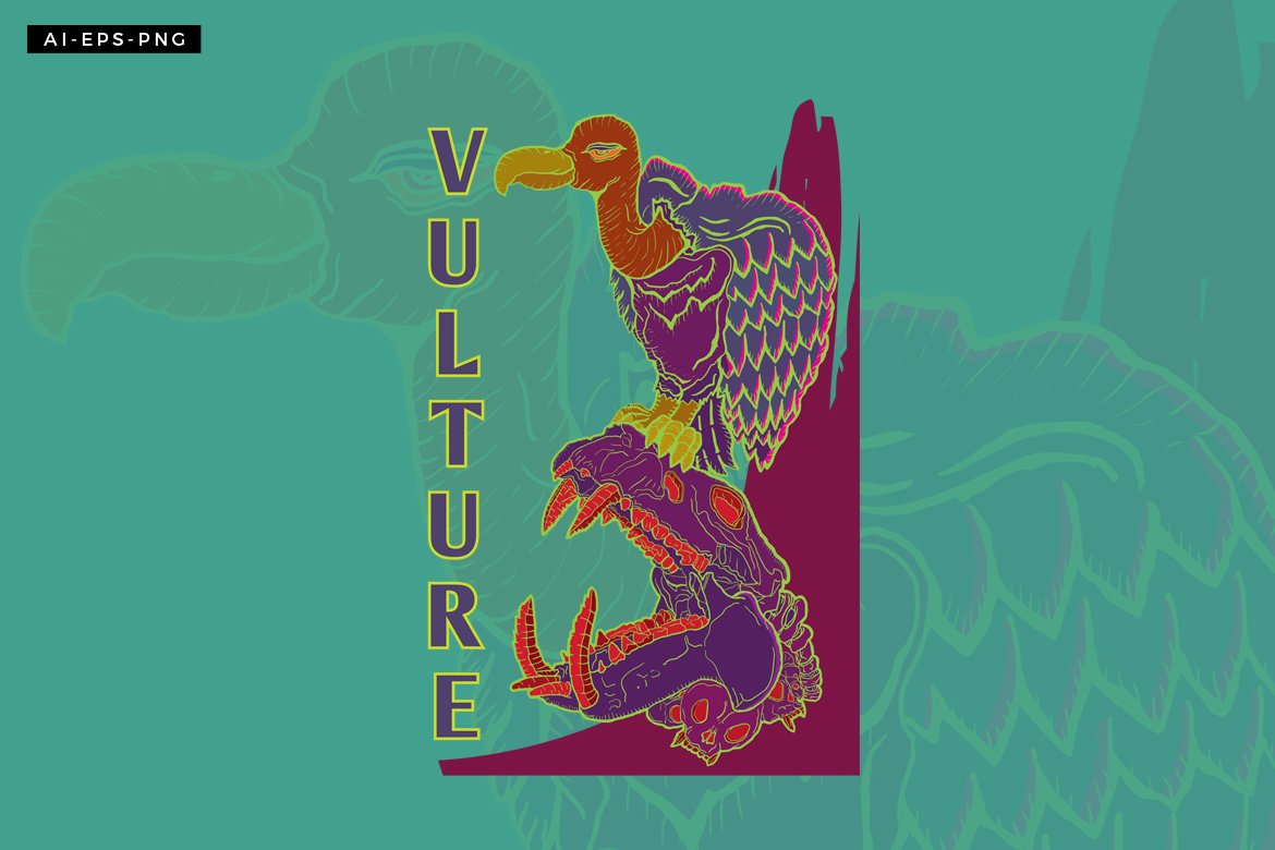 Vulture Skull Age T-Shirt cover image.