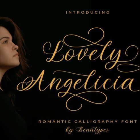 Lovely Angelicia - Romantic Font cover image.