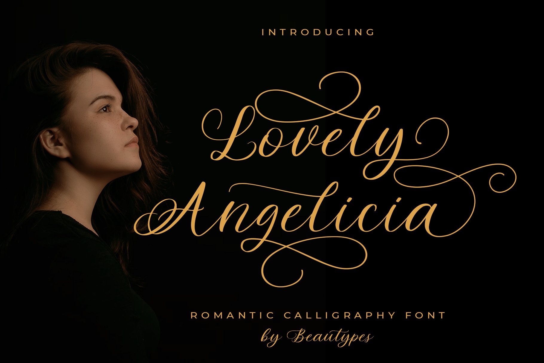 Lovely Angelicia - Romantic Font cover image.