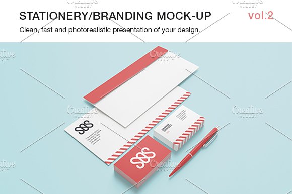 Stationery / Branding Mock-up vol.2 cover image.